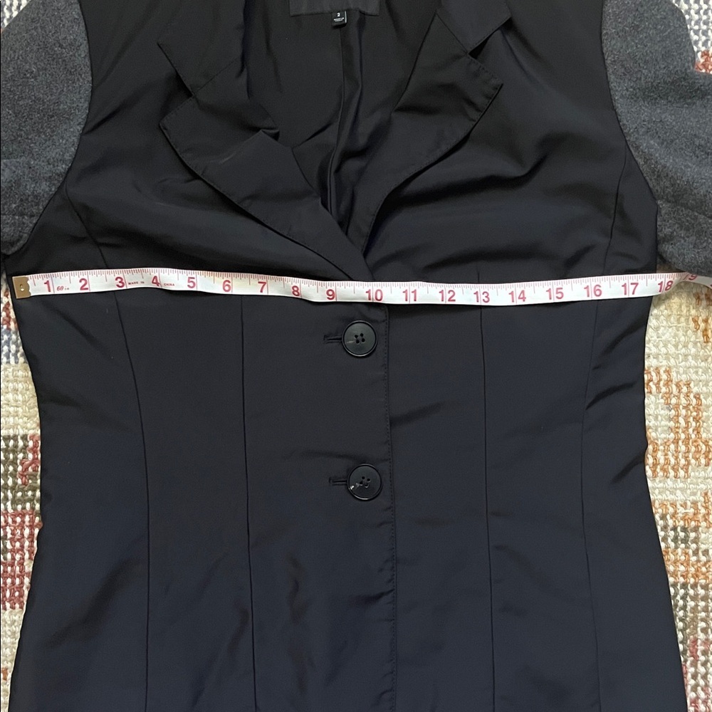Lafayette 148 New York Wool Blend Black Blazer Size 2 - Picture 13 of 14